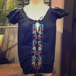 Charlotte Russe Button Top Top